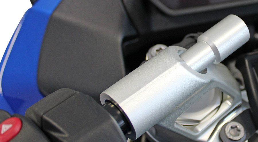 BMW R1300RT Adaptador para fijación manillar tubular