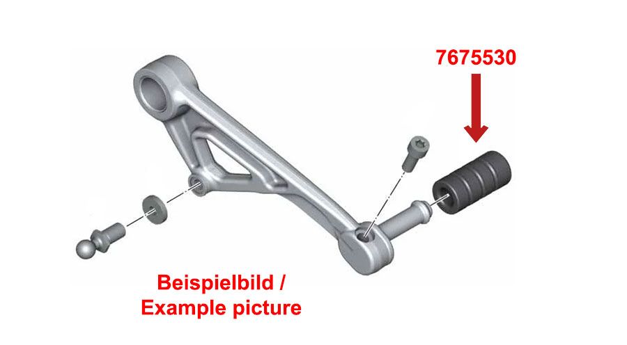 BMW R 1200 GS LC (2013-2018) & R 1200 GS Adventure LC (2014-2018) Goma de repuesto para palanca de cambios de pie