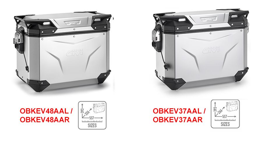 BMW F800GS (2024- ), F900GS & F900GS Adv Maletas Givi Trekker Outback EVO Smart anodizado