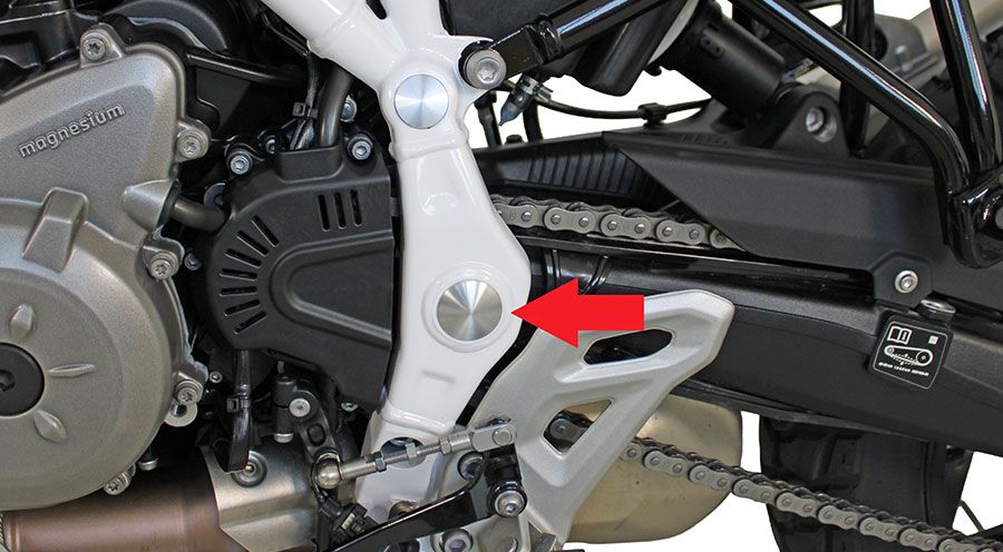 BMW F450GS Cubierta para pivote del basculante