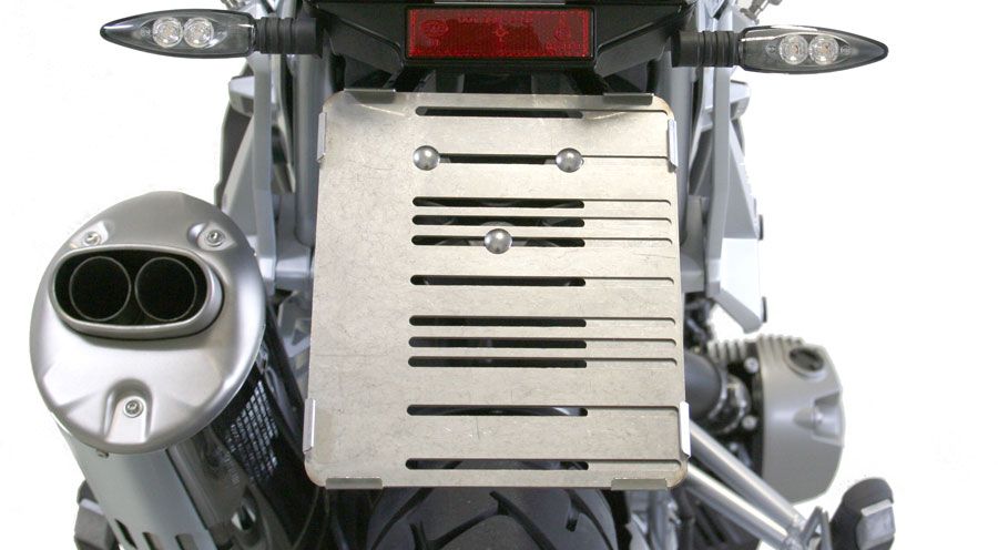 BMW F450GS Soporte ajustable de acero inoxidable para matrícula