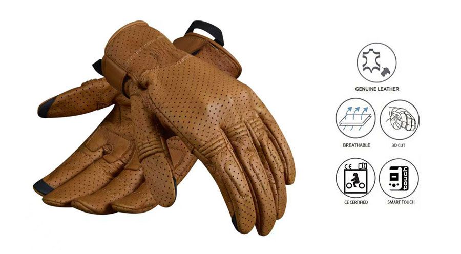 BMW R1200R (2005-2014) Guante Ergo Bee cognac