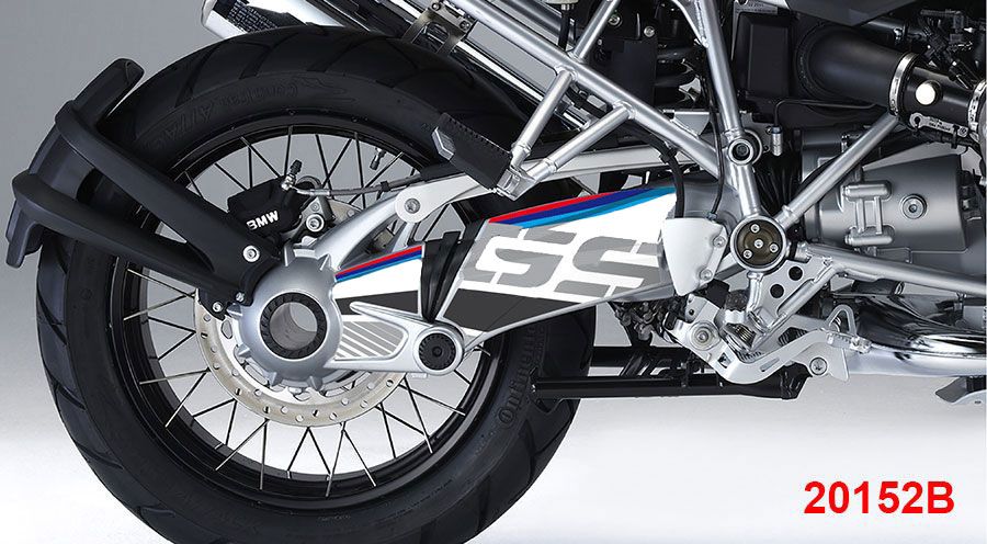 BMW R1200GS (04-12), R1200GS Adv (05-13) & HP2 Pegatinas para basculante