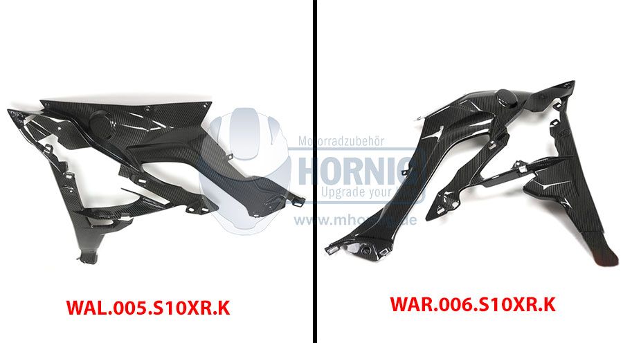 BMW S 1000 XR (2015-2019) Tapa del radiador de carbono