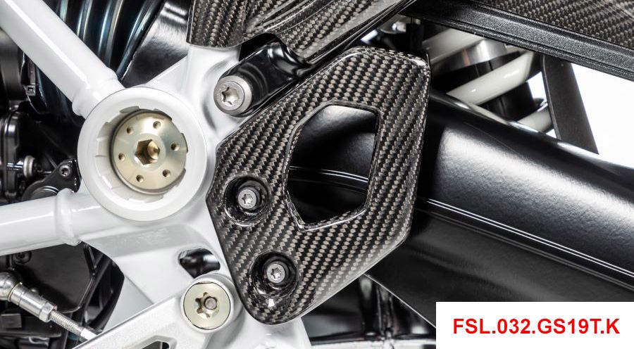 BMW R 1250 GS & R 1250 GS Adventure Taloneras de fibra de carbono - izquierda