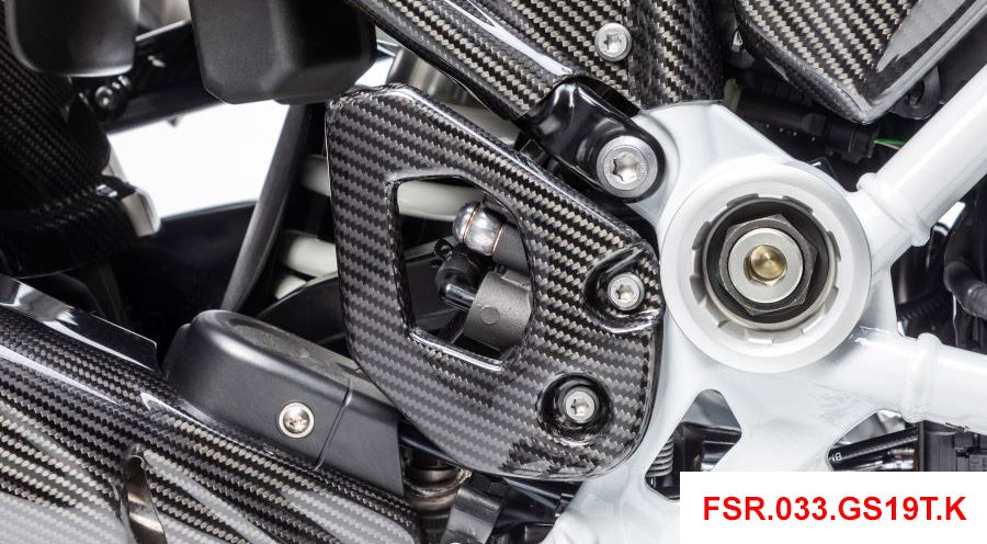 BMW R 1250 GS & R 1250 GS Adventure Taloneras de fibra de carbono - derecho