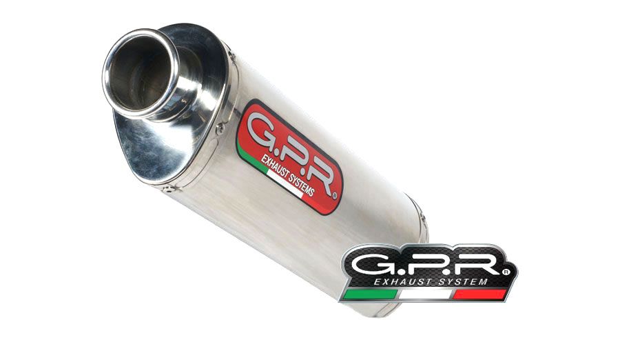 BMW F 650, CS, GS, ST, Dakar (1994-2007) Escape GPR Slip On Trevale de acero inoxidable