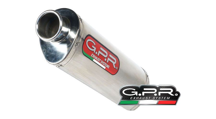 BMW R1200R (2005-2014) Escape GPR Slip On Trevale de acero inoxidable