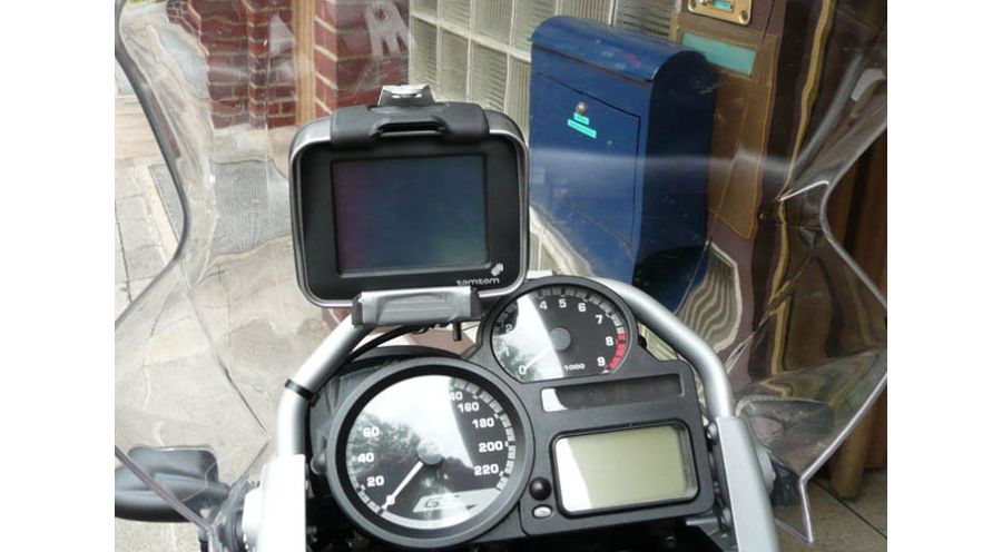 BMW R1200GS (04-12), R1200GS Adv (05-13) & HP2 Soporte para GPS (TomTom/Zumo)