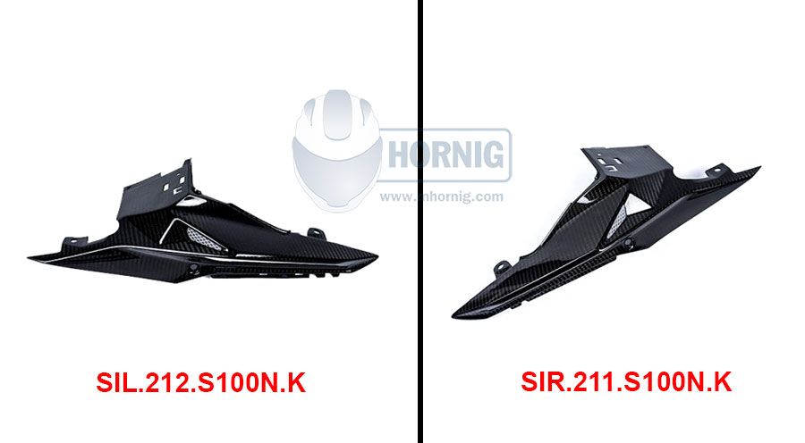 BMW S1000RR (2009-2018) Kit de cola carenado de carbono