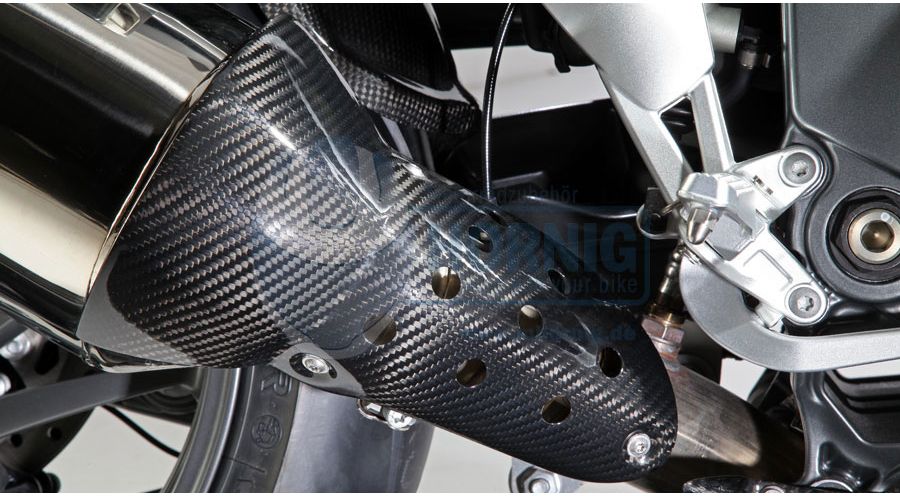 BMW K1300R Protector de carbono para escape