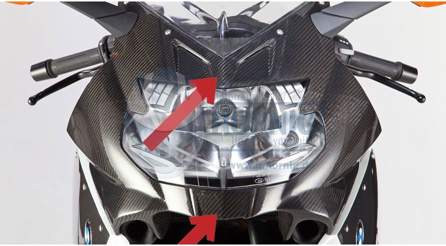 BMW K1300S Cubiertas para carenado frontal de las luces