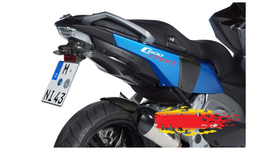 BMW C 600 Sport Soporte para matrícula