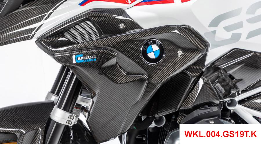 BMW R 1250 GS & R 1250 GS Adventure Toma de aire izquierda de fibra de carbono (incluyendo la aleta)