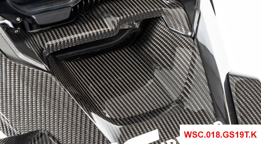 BMW R 1250 GS & R 1250 GS Adventure Toma de aire de fibra de carbono debajo del enfriador de aceite