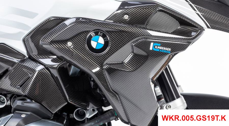 BMW R 1250 GS & R 1250 GS Adventure Toma de aire derecha de fibra de carbono (incluyendo la aleta)