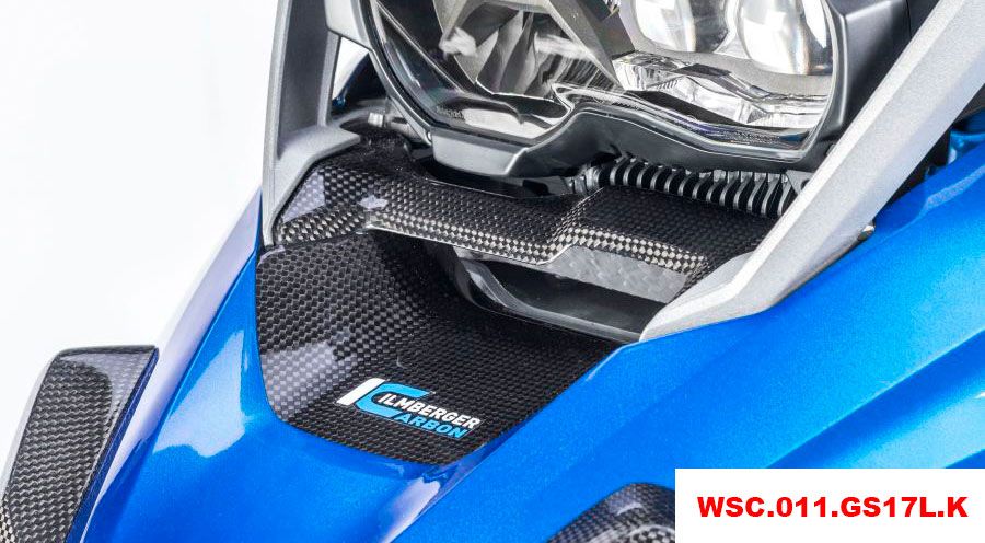BMW R 1200 GS LC (2013-2018) & R 1200 GS Adventure LC (2014-2018) Toma de aire de fibra de carbono debajo del enfriador de aceite