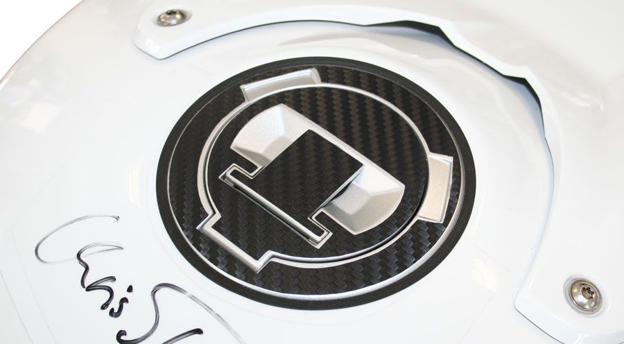 BMW R1200RT (2005-2013) Almohadilla para tapon tapón de depósito apariencia Carbono 3D