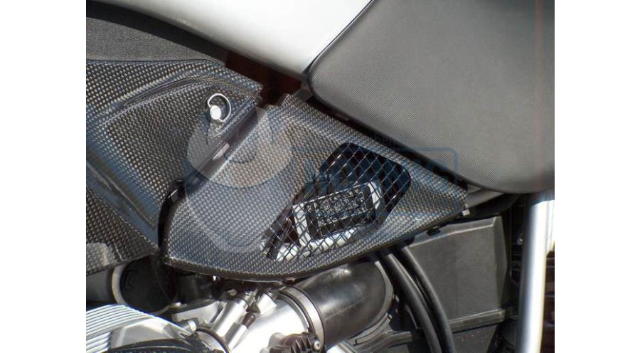BMW R1200GS (04-12), R1200GS Adv (05-13) & HP2 Cubierta de carbono para marco