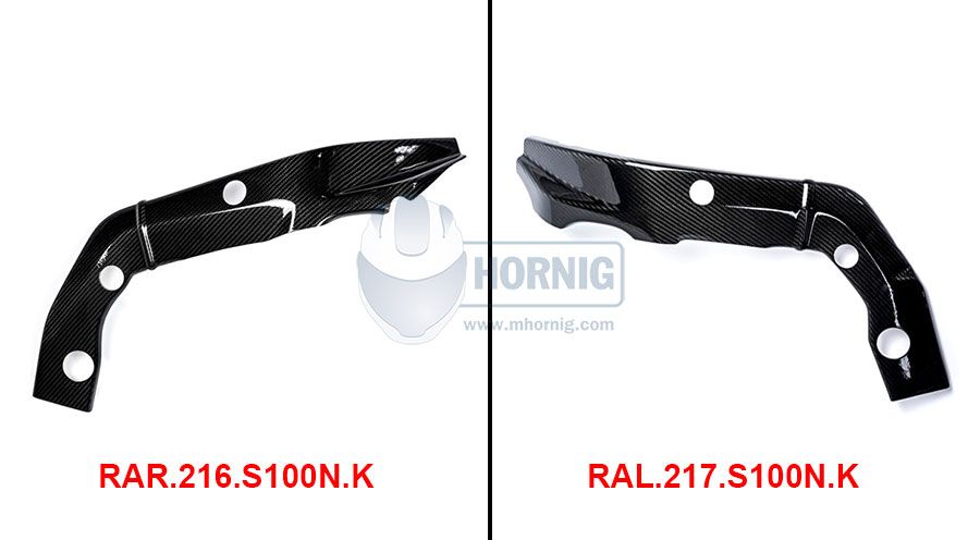 BMW S1000R (2014-2020) Protector de carbono para marco