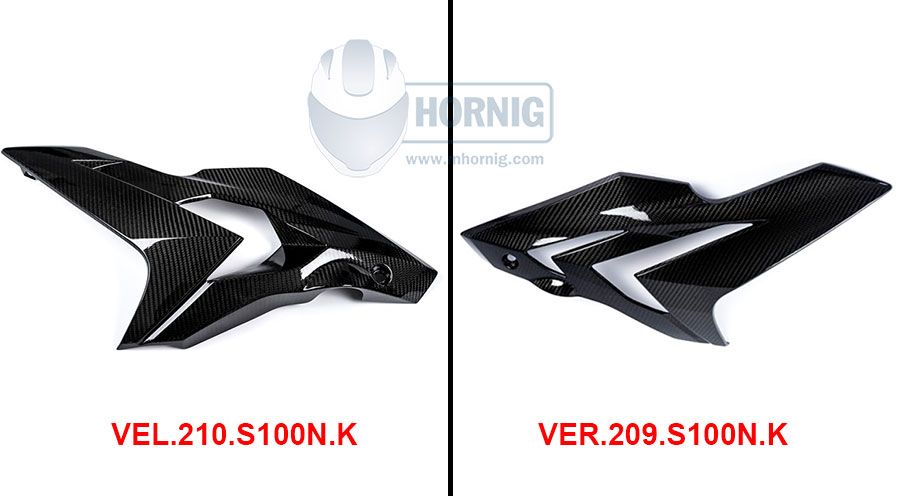 BMW S1000R (2014-2020) Carbon Carenados laterales