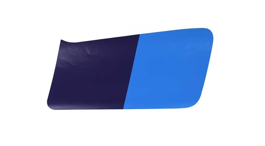 BMW R 80 modelo Adhesivo azul-morado, lado derecho