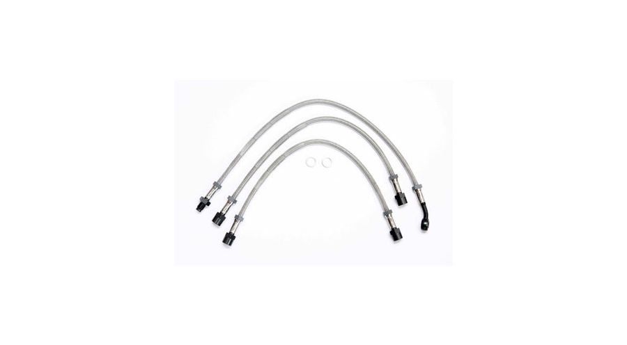 BMW R 100 modelo Manguera de freno trenzada de acero inoxidable (3-piezas)