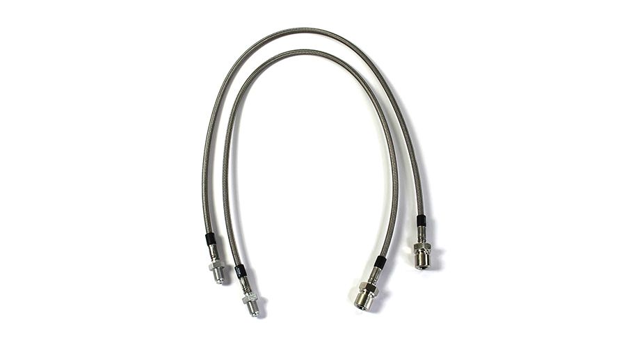 BMW R 100 modelo Manguera de freno trenzada de acero inoxidable (2-piezas)