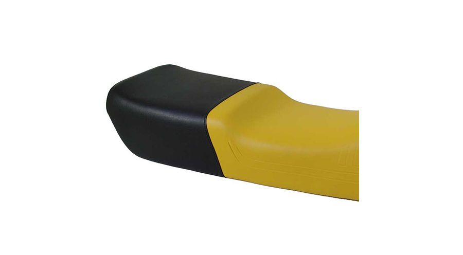 BMW R 80 modelo Cubeirta para asiento GS negro-amarillo, bajo