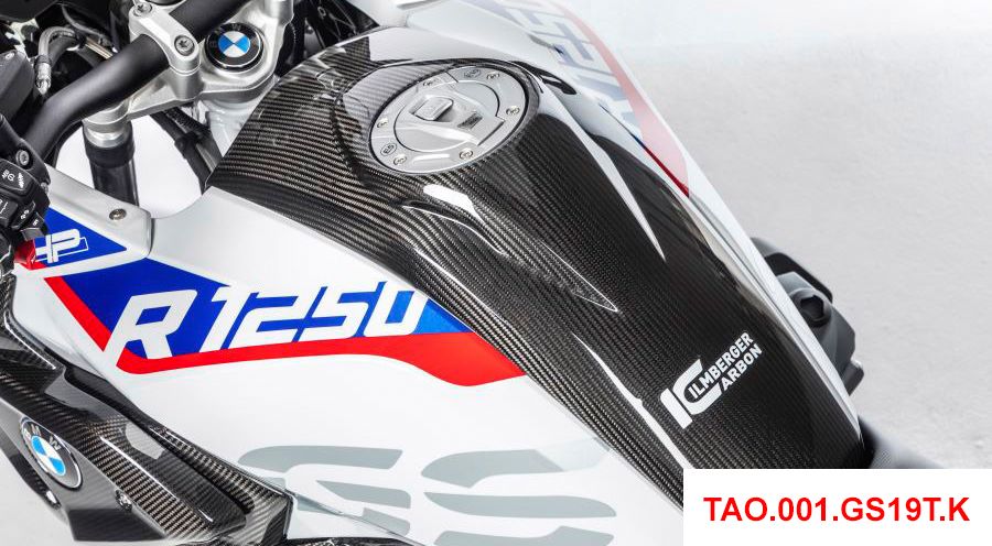BMW R 1250 GS & R 1250 GS Adventure Panel central de carbono para tanque