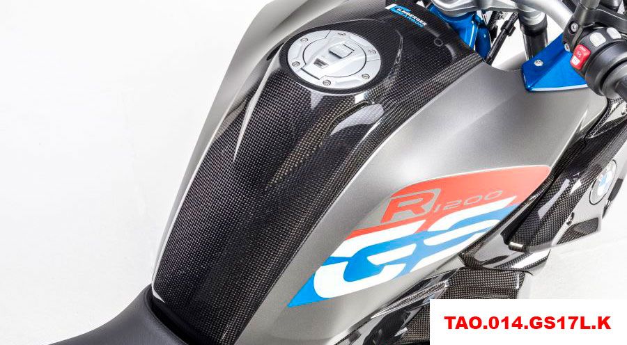 BMW R 1200 GS LC (2013-2018) & R 1200 GS Adventure LC (2014-2018) Panel central de carbono para tanque
