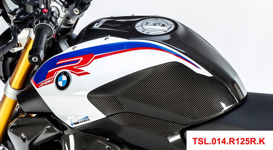 BMW R 1250 R Cubierta lateral de carbono para tanque