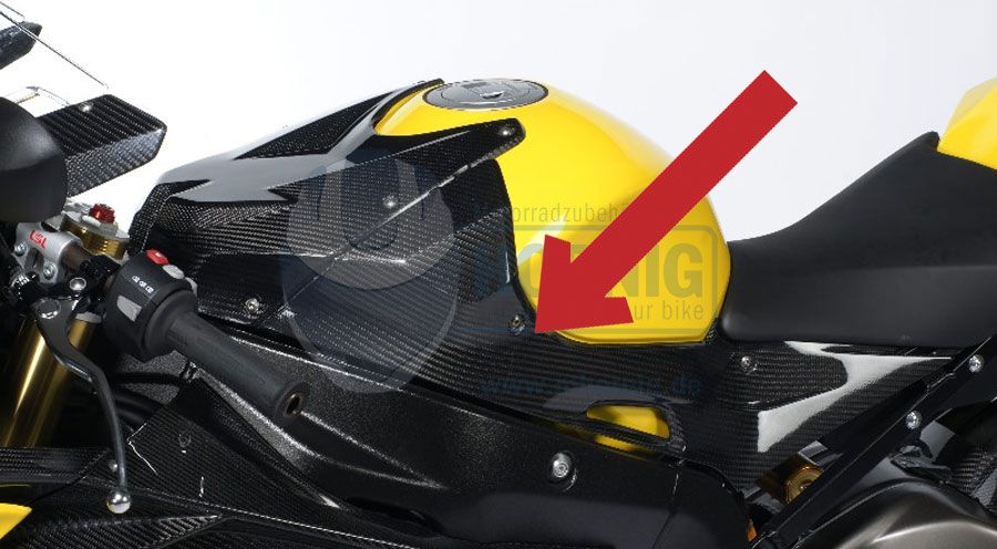 BMW S1000RR (2009-2018) Paneles laterales para depósito 