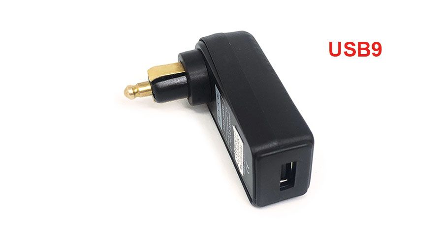 BMW F800GS (2024- ), F900GS & F900GS Adv Conector USB en ángulo para socket de motocicleta