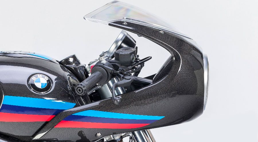 BMW R nine T Carenado frontal