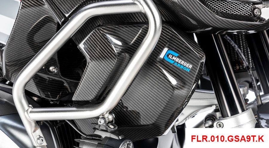 BMW R 1250 GS & R 1250 GS Adventure Cubierta de carbono para enfriador, lado derecho
