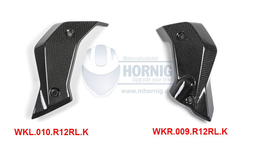 BMW R 1200 R, LC (2015-2018) Tapa del radiador de carbono