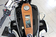 Panel para tanque de combustible con bolsa para smartphone para BMW R18